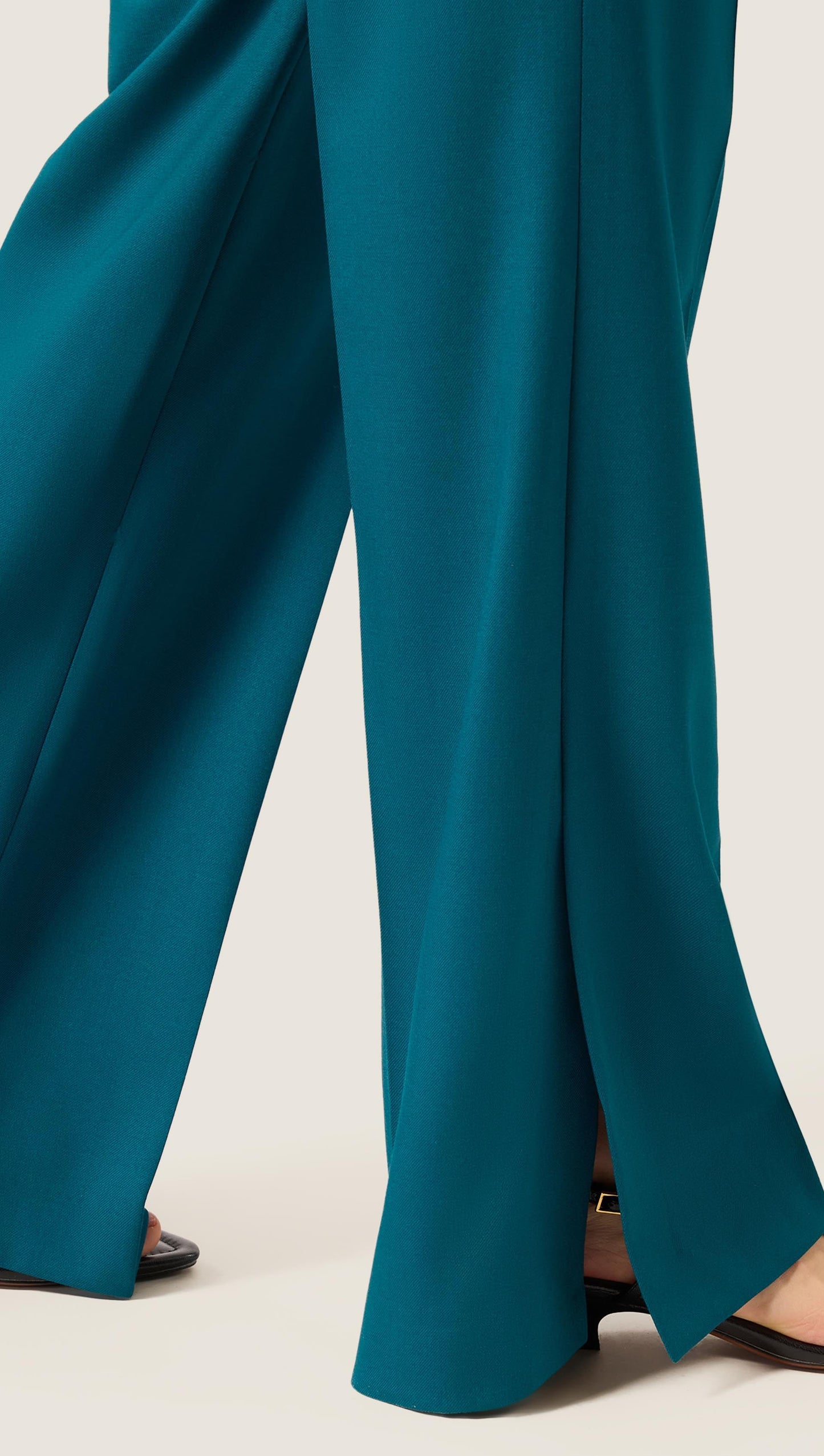 Prince Trouser in Seasonless Wool | Deep Teal