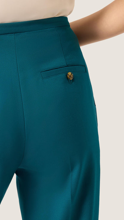 Prince Trouser in Seasonless Wool | Deep Teal