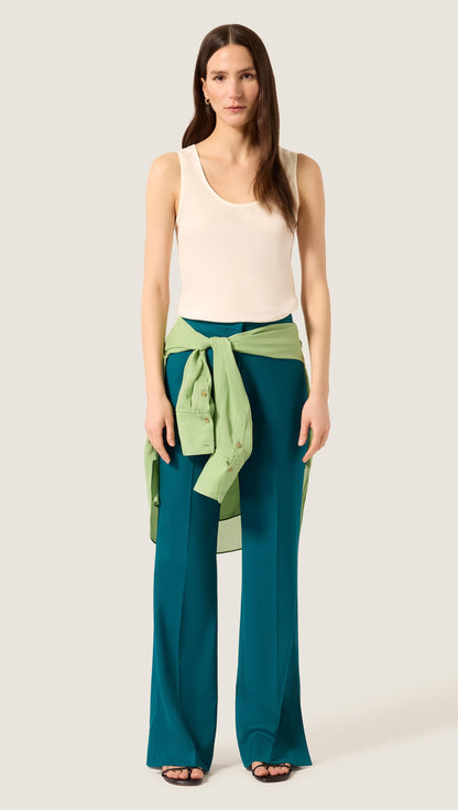 Prince Trouser in Seasonless Wool | Deep Teal