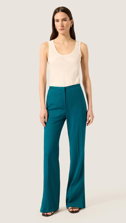 Prince Trouser in Seasonless Wool | Deep Teal